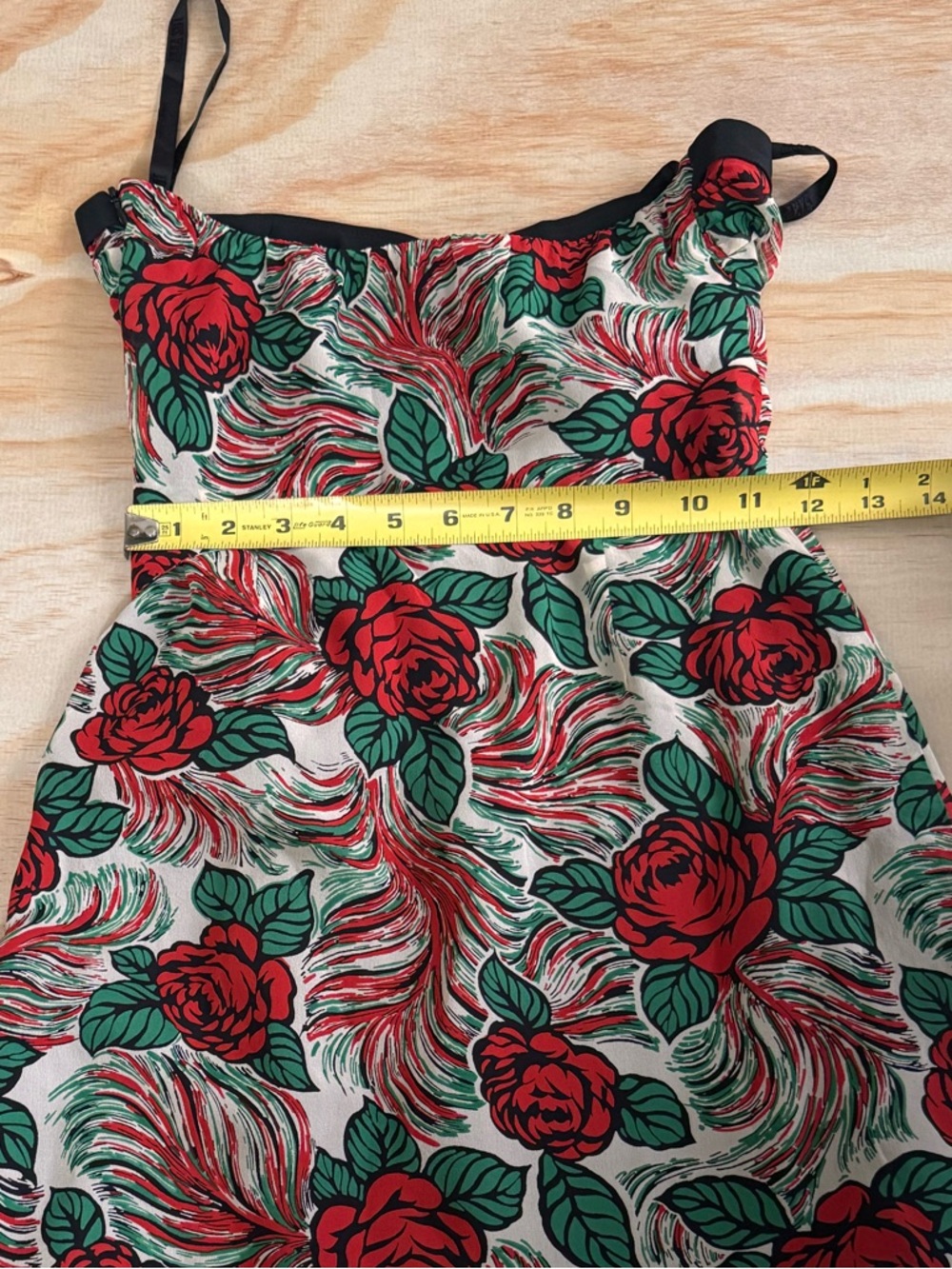 Anna Sui Rosa Mexicana Silk Halter Dress Size Zero - Picture 5 of 8
